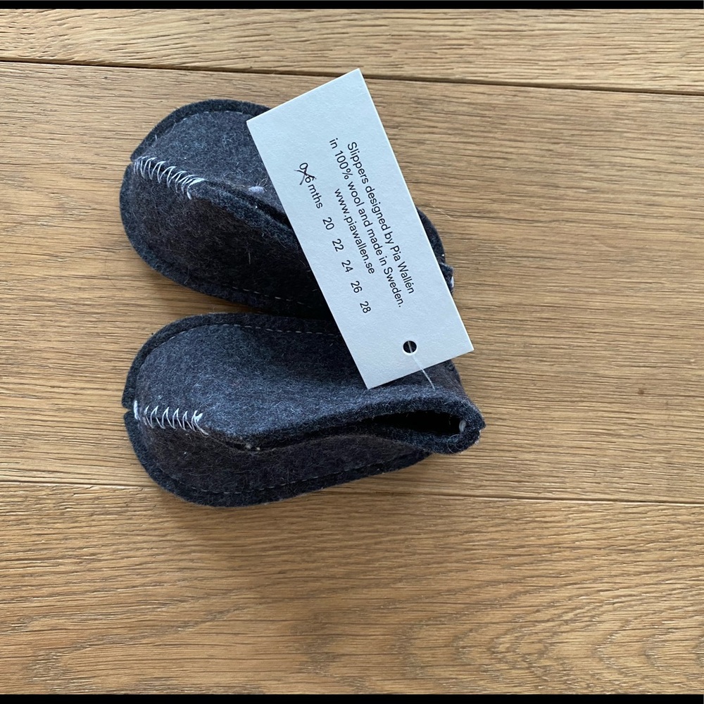 Swedish Baby Slippers | Wool | New with Tags